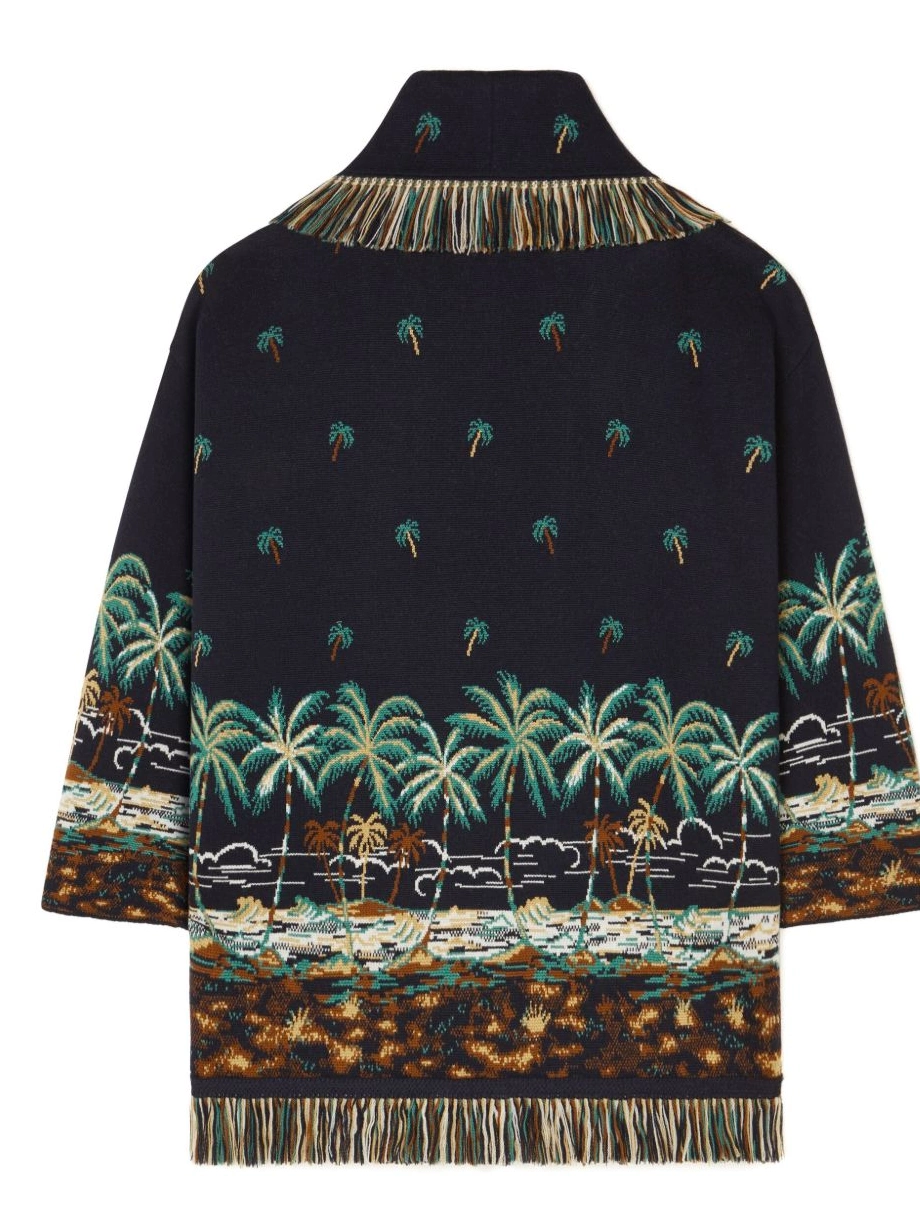 Affordable Women Tale Alanui cardigan A The virgin-wool Hawaiian Of 0413
